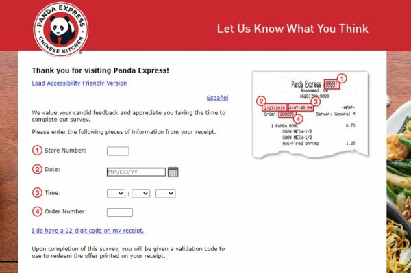 panda express survey